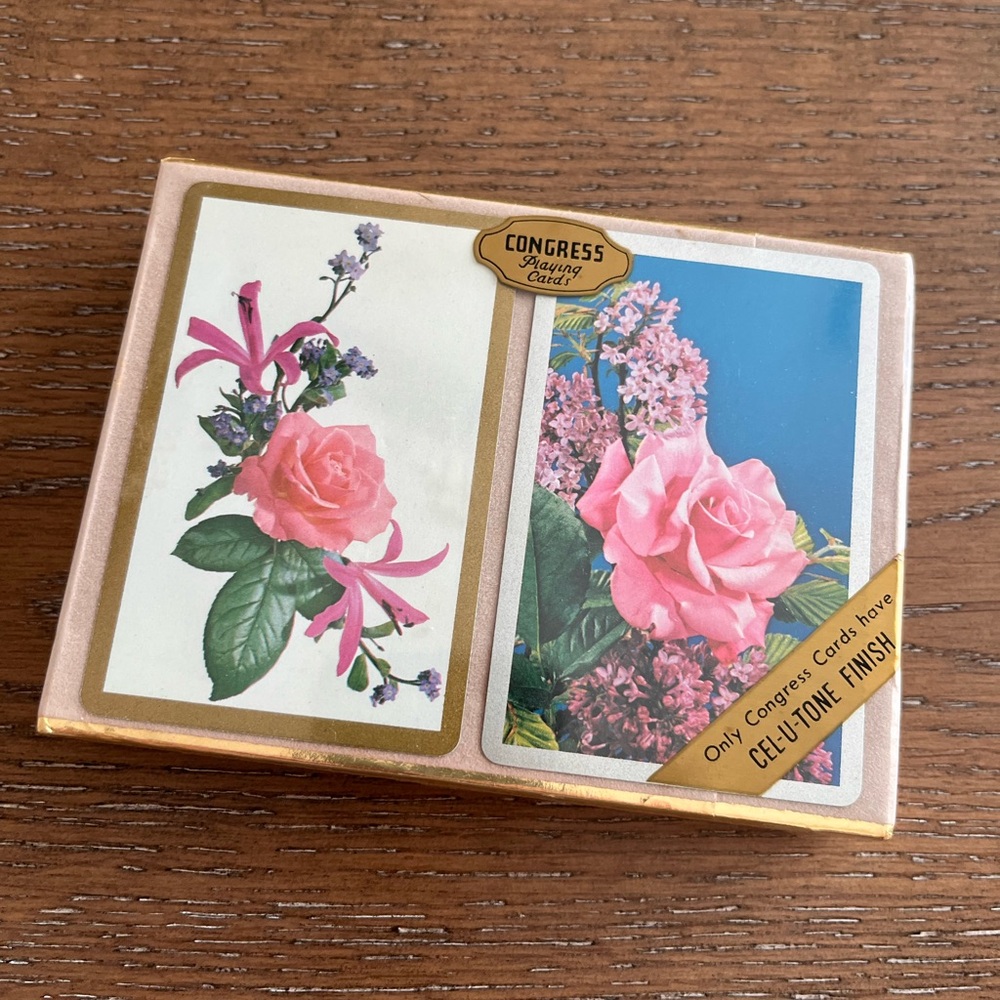 Congress‎ Luxury Card Set - Pink Floral Design